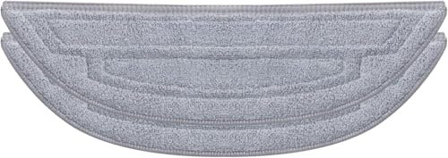 roborock Fregona de vibración antibacteriana de dos zonas, accesorios para robot aspirador roborock Saros 10, paquete de 2 (gris)