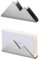 Metall Visitenkartenhalter, Silber Büro Visitenkartenbox Visitenkartenständer, Visitenkarten Organizer aus Edelstahl, Haus, Büro und Schreibtisch Zubehör, 2er Pack