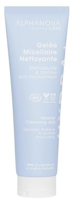 ALPHANOVA Thermal Care – Reinigungsgel zur Reinigung von Make-up Hydra + – Hyaluronsäure – natürlich – Bio-zertifiziert – 150 ml