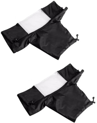 Giwnhvx Lot de 2 housses de pluie universelles pour appareil photo - Téléobjectif moyen - Étanche à la pluie
