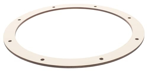 Yardwe Holzkranzring Zum Basteln Kranzform Aus Holz Rahmen Für Makramee-Ringe Holzringe Für DIY-Dekorationen Türaufhängung Ornamente Kranzbretter
