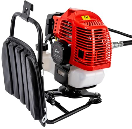 2 Takt RüCkentragbare Rasentrimmer 1700w 52cc 8500 RPM 4 In 1 Multifunktionsgerät Benzin Motorsense Freischneider Trimmer Set für Landwirtschaft, Gartenarbeit