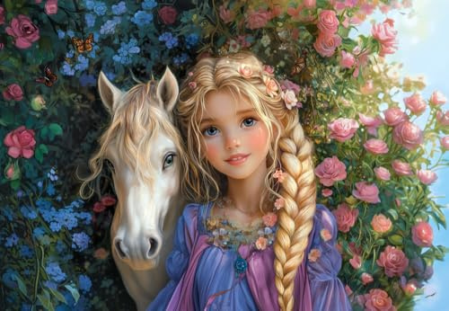 Castorland Puzzle Prinzessin Pferd 1500 Teile Puzzle Spielzeug
