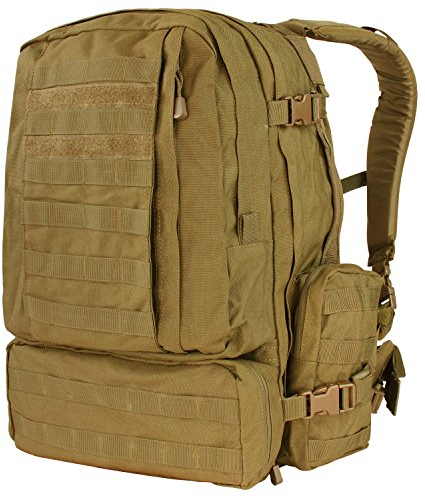 Condor 125-498 Outdoor Products 3 Tage Assault Pack, Coyote Brown