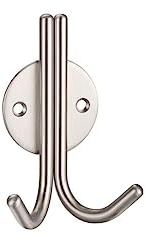 Zoo Hardware ZAS70-76 series's Hooks - Huge Range of Hooks in Different Sizes and Designs (ZAS70SS - Double Robe Hook)