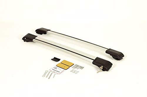 KREMER 24.WCA.01.14.V1.G Dachträger Alti Spezifikationen für Nissan Qashqai ab 2014, Schwarz,Silber