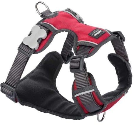Red Dingo Hundegeschirr, gepolstert, Größe M, Rot