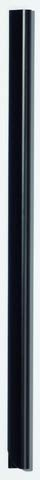 DURABLE Klemmschiene, A4, Schenkellänge: 13 mm, für: 30 Blatt, schwarz (100 Stück), Sie erhalten 1 Packung á 100 Stück