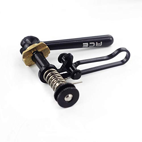 Aceoffix brompton Bicycle Seat Post Clamp Folding Hook Ti + Aluminum Alloy For Brompton Seatpost Clamp brompton Bike Part(Seatpost Clamp black