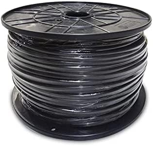 Flexibler Kabeltrommel, 2,5 mm, Schwarz, 800 m, große Rolle Ø 400 x 200 mm