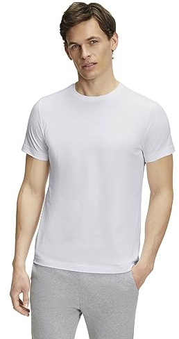 FALKE Herren Basic Round Neck Kurzarmshirt weich Kurzarm bequem