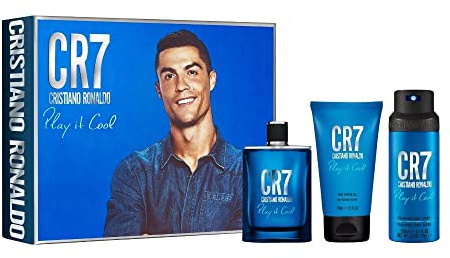 Cristiano Ronaldo Play It Cool 3 Piece Gift Set: Eau De Toilette 100ml - Shower Gel 150ml - Body Spray 150ml