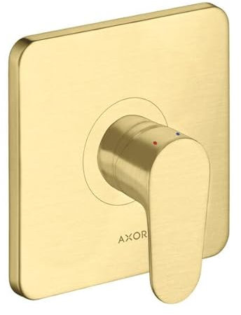 hansgrohe AXOR Citterio M Einhebel Brausenmischer Unterputz, 34625950, Farbe: Brushed Brass