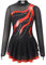 Alvivi Eiskunstlauf Kleid für Kinder Mädchen Ballettkleid Ballettanzug Gymnastikanzug Latein Tanzkleid Eislaufen Wettbewerb Tanzkleidung Rot 146-152