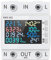 ATEC - Multifunzione Digitale 8 in 1 con Display LCD a Colori per DIN-RAIL (KWS-302)
