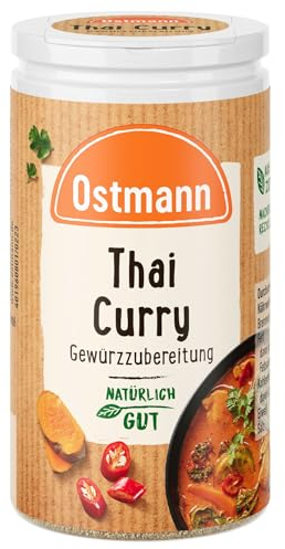 Ostmann Gewürze - Thai Curry Gewürzzubereitung | Nachfüllbare & recyclebare Verpackung | 40 g in der Streudose