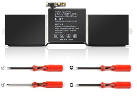 A1708 Battery Replacement for MacBook Pro 13 Inch A1708 (Late 2016 Mid 2017) A2159 (2019) A2289 (2020) A2338(2020,2022) A2171/A1713 Laptop Battery