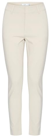 b.young BYDIXI Damen Hose Stoffhose Chinohose mit Eingrifftaschen Gürtelschlaufen elastisch Slim fit