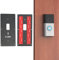 VMEI No Drill Doorbell Mount, Replacement Mount for Video Doorbell (2nd Gen-2020 Release)/Video Battery Doorbell Plus/Pro/Doorbell 3, Strong Self-Adhesive, Metal Mounting Plate for Door(Black)