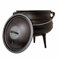 Caldero de hierro fundido presazonado de 3 patas para una distribución uniforme del calor, olla de hierro fundido, utensilios de cocina holandeses de camping premium de 8 litros para cocinar sobre el