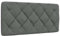 vidaXL Kopfteil-Kissen Dunkelgrau 100 cm Stoff, Kopfteilkissen, Kopfkissen, Lesekissen, Kopfteilpolster, Rückenkissen, Kissen-Kopfteil