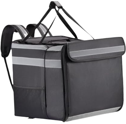 F Fityle Pizza Transport Rucksack für heiße und kalte Speisen isoliert