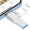 Chasisna Clé USB Phone 128 Go avec Connecteur TypeC,sans Application requise,Transfert De Photos et vidéos,Cle USB 3 en 1 Compatible Phone, Tablette, PC et Android