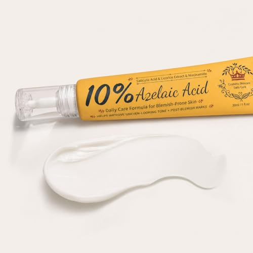 Azelaic Acid Face Serum with Niacinamide, Gentle Leave-On Skin Care for Blemish-Prone Skin, Uneven Tone and Visible Post-Blemish Marks, 30 ml