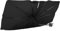 BESCH Parasol de Coche Plegable Universal Barra de Soporte Doblar 360°Rotatoria- Parabrisas con Protección Rayos UV Ventana Delantera Metalizado Aislante del Calor (135x75cm)