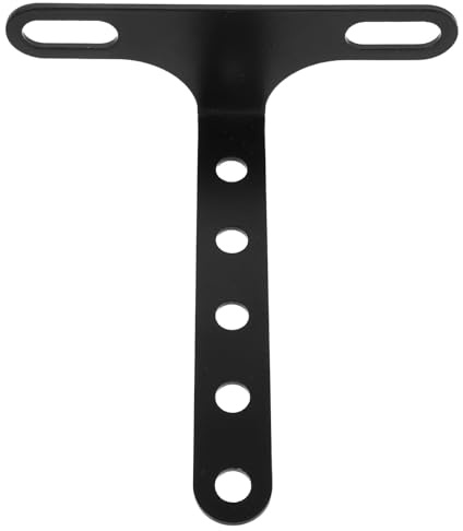 Kichvoe Motorradscheinwerfer Halterung aus Metall Zusatzscheinwerfer Halter für Oldtimer Motorräder Einstellbarer Scheinwerferwinkel Robuste Frontlampenhalterung Einfache Montage