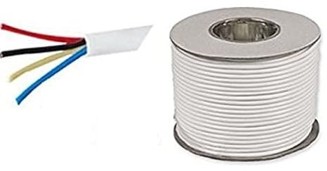 Ventcroft VUC-4W 4 Core White Union Standard Intruder Alarm Copper Cable 100m