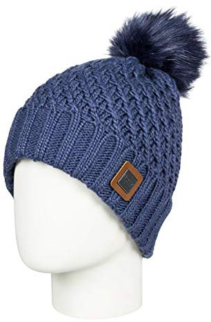 Roxy Damen Blizzard Strickmütze, Blau (Crown Blue BQY0), One Size (Herstellergröße: 1SZ)
