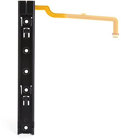 Bewinner Piezas De Reparación para La Diapositiva G/D, Piezas De Repuesto De Diapositiva Izquierda Y Derecha con Reparación De Cable Flexible para La Cremallera De Metal para La Consola
