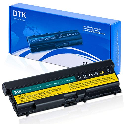 DTK Laptop Battery for Lenovo IBM Thinkpad OA36303 0A36303 70++ W530 W530i L430 L530 T430 T430i T530 T530i Notebook (Extended 9 Cells 7800mah)