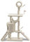 VOUNOT® Árbol Rascadores para Gatos Grande con Plataformas y Refugios, XXL 154cm, Beige