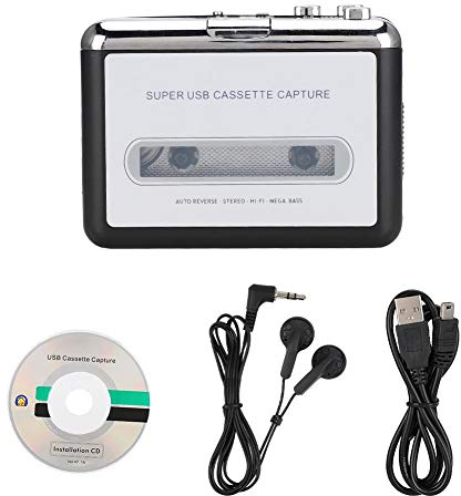Tape to MP3 Converter, Stereo-Audio-Musikkassettenspieler, Stereo-Audio-Musik-Player für Musikliebhaber