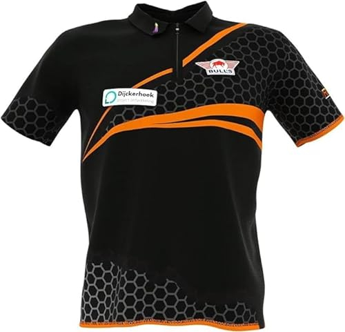 BULL'S Dirk Van Duijvenbodes Aubergenius Signature Dart Match Shirt Darts - S