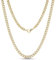 Cadoline 316L Stainless Steel Men's Thin Gold Chain Jewellery 3mm 20 Inch Link Curb Necklace