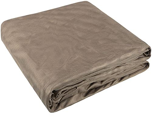 scosao Tarnnetz Sackleinen Camouflage Netting Jagd Abdeckung Net, Sichtschutz Tarnung Netz Sonnenschutz Tarnnetz Bundeswehr, Waldlandschaft Camping Outdoor,Khaki,1.5x5m/5x16ft