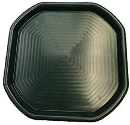 Childrens Fun Play Sand Pit Tray Plastic Small Mixing Tray 70cm x 70cm Assorted Tuff Tray Kids Messy Activities for Cement Mortar and Sand Plastering (Dark Green)