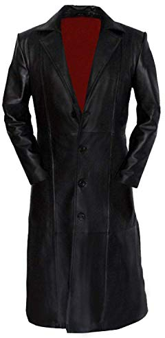 Wesley Snipes Blade Trinity Nappa Costumi Giacca Costumi Lungo Lungo Camminare Cappotto da Uomo
