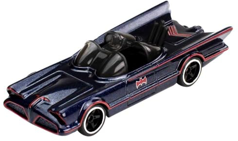 Hot Wheels Batman TV Serie Classic - Maßstab 1:64, Diecast Batmobile, Modellauto, Schwarz, Batman, Hot Wheels-Fans, Kinder