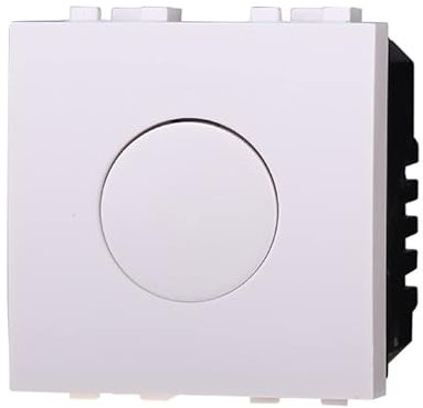 Interruttore Touch 2P 2M Timer, Compatibile Con Bticino Living Light, Occupa 2 Moduli/Posti (Bianco)
