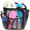 Bamodi Mesh Shower Caddy Basket/Hanging Portable Shower Tote Bag Netz-Duschkorb - Kulturbeutel Transparent Tote Bag Organizer- Kulturtasche Zum Aufhängen - Für Damen, Frauen