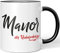JUNIWORDS Tasse, Manor, der Unbarmherzige, Schwarz (5265409)