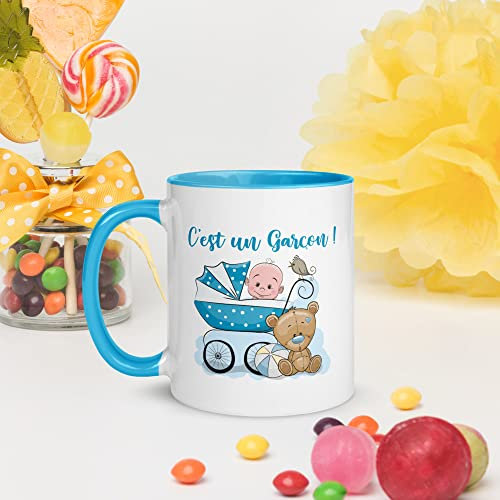 Mug Coloré C'est un garçon - Idée cadeau naissance