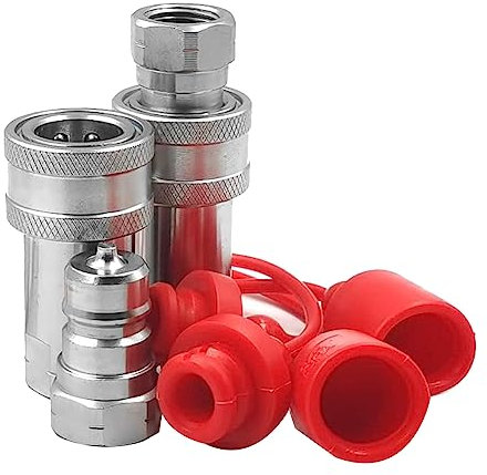 Beifenl Ensemble de coupleur hydraulique de coupleur de tracteur du ISO7241-1A de 3/8Inch NPT avec le capuchon anti-poussière