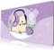 Kawaii Lila Space Cat Schreibtischunterlage Niedliches Anime Erweitertes Mauspad Groß XXL Gaming Schreibtischunterlage Langes Mousepad Tastatur Pad Maus Desktop Matte 80 x 40 cm Niedliches