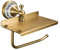 Toilettenpapierhalter mit Telefonablage, Badezimmer-Toilettenpapierrollenhalter, antikes Bronze, Messing, Wandmontage, Badezimmer-Hardware-Zubehör, Porzellan-Design