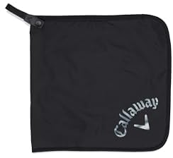 Callaway Golf Performance Dry Waterproof Towel, Schwarz, Einheitsgröße